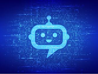 AI chatbot abstract image